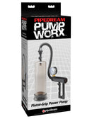 Pump Worx Pistol Grip Power Penis Pump - Clear And Black