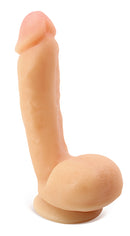Au Naturel Anthony 8" Sensa Feel Dildo with Balls & Suction Cup - Vanilla