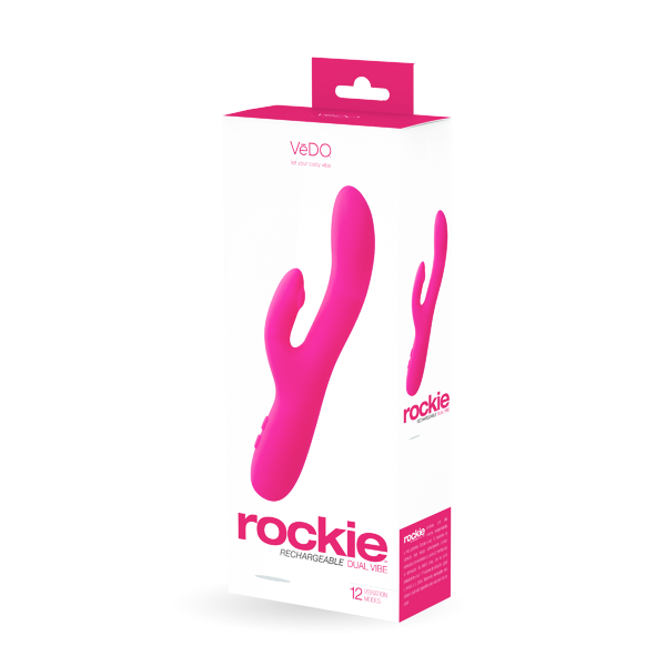 VēDO Rockie Rechargeable Silicone Vibrating Dual Stimulator