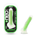NEO Elite Glow-in-the-Dark Dual-Density Realistic Bright-Color Silicone Dildos with Suction Cup