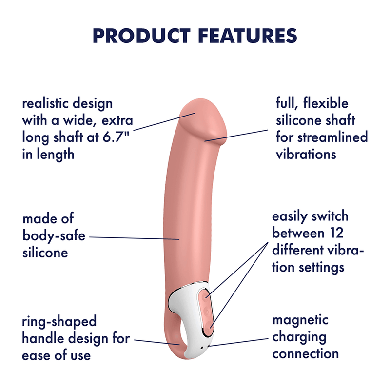 Satisfyer Master Rechargeable Silicone Vibrator