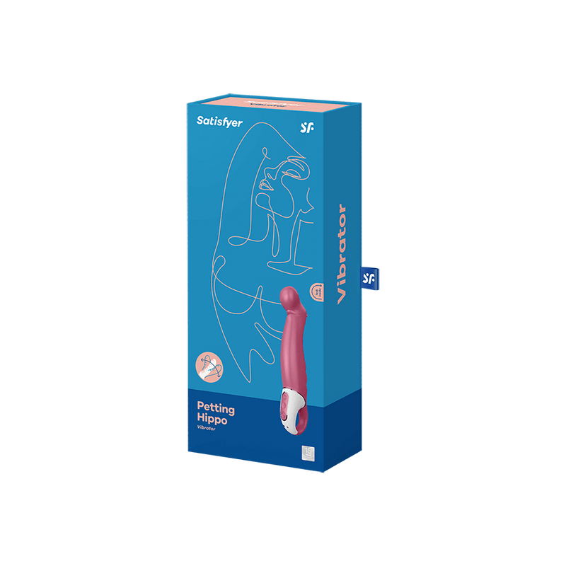 Satisfyer Vibes Petting Hippo Silicone Rechargeable G-Spot Vibrator