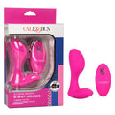 Silicone Remote G-Spot Arouser Vibrating Dual Stimulator Panty Vibe - Pink