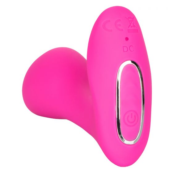 Silicone Remote G-Spot Arouser Vibrating Dual Stimulator Panty Vibe - Pink