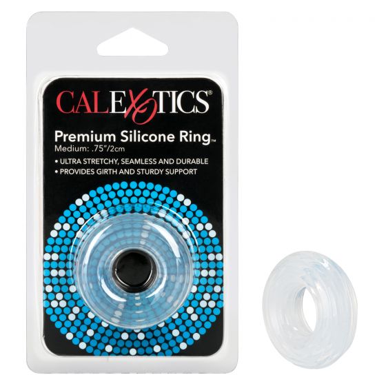 Premium Ultra-Stretchy Thick Soft Silicone Rings - Clear
