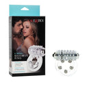 5-Bead Vibrating Maximus Penis Ring - Clear