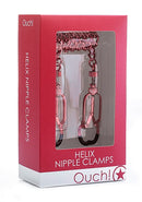 Ouch! Helix Nipple Clamps with Chain