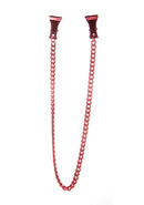 Ouch! Pinch Nipple Clamps with Chain