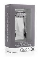 Ouch! Pincette Tweezer Nipple Clamps with Chain