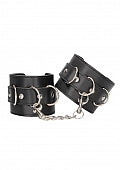 Bonded Leather Hand or Ankle Cuffs with Adjustable Straps