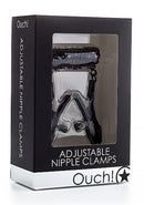Ouch! Adjustable Nipple Clamps with Chain