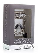 Ouch! Adjustable Nipple Clamps with Chain