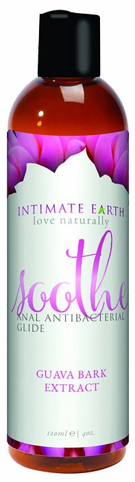 Intimate Earth Soothe Natural Water-Based Anal Lubricant with Guava Bark