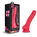 Ruse Hypnotize Colorful Silicone Dildo with Balls and Suction Cup