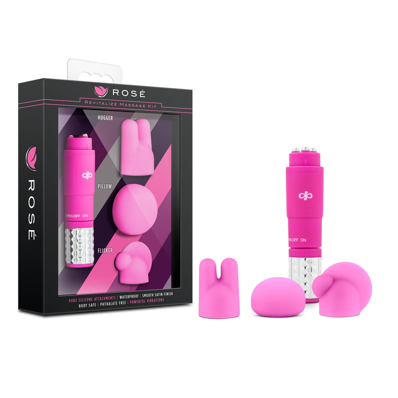 Rosé Revitalize Pocket Rocket Kit with Silicone Attachments