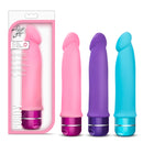 Luxe Purity Vibrating Silicone Dildo