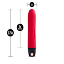 Lush Maya Rechargeable Silicone Slender Insertable Vibe - Scarlet