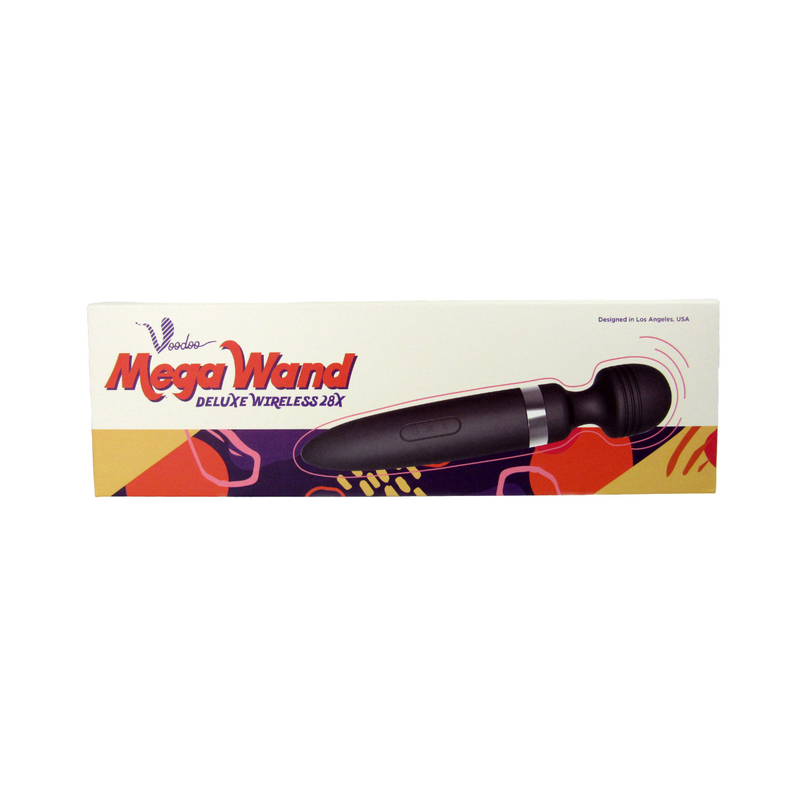 Mega Wand Deluxe 28X Rechargeable Silicone Wand Vibrator
