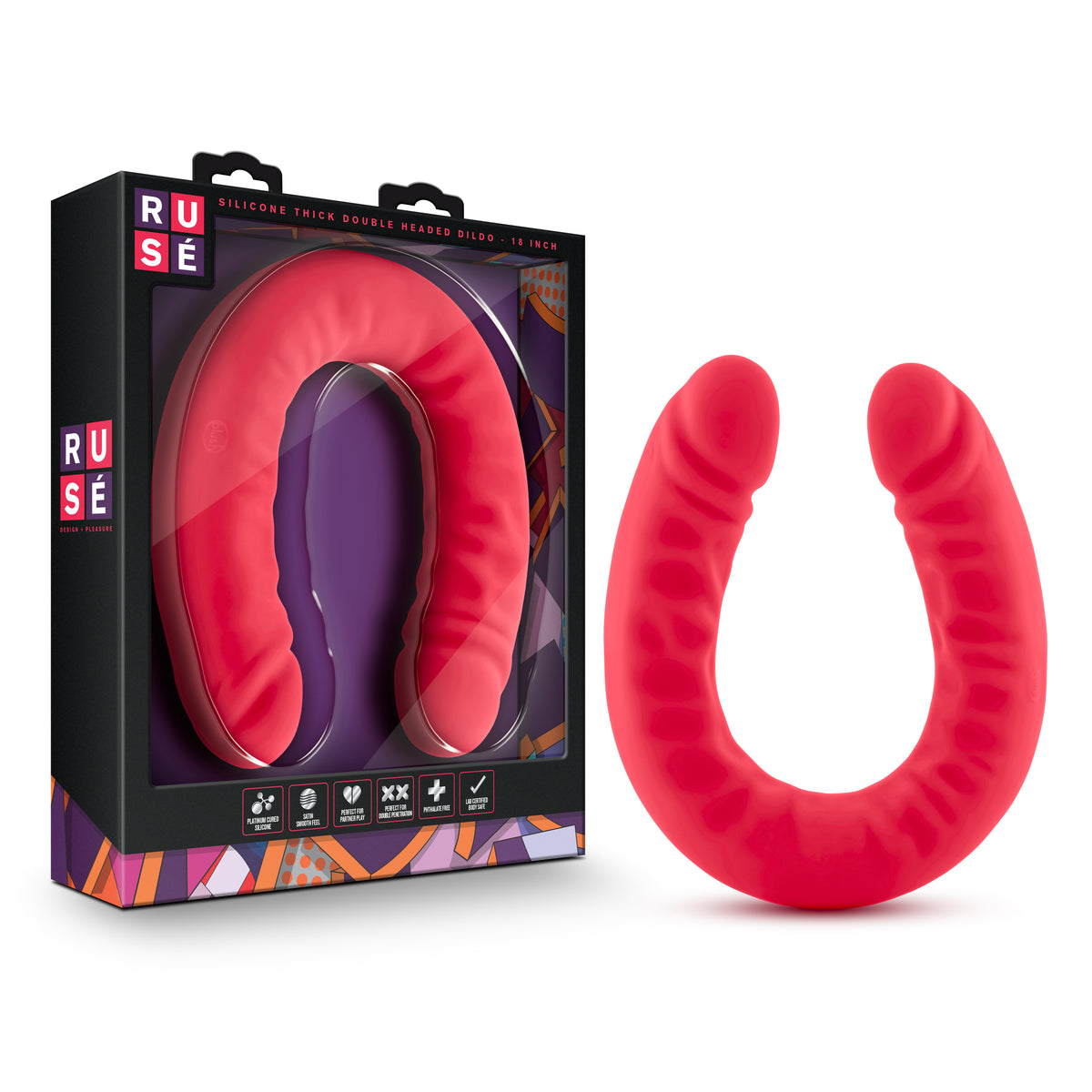 Ruse Silicone Double-Headed Dildos