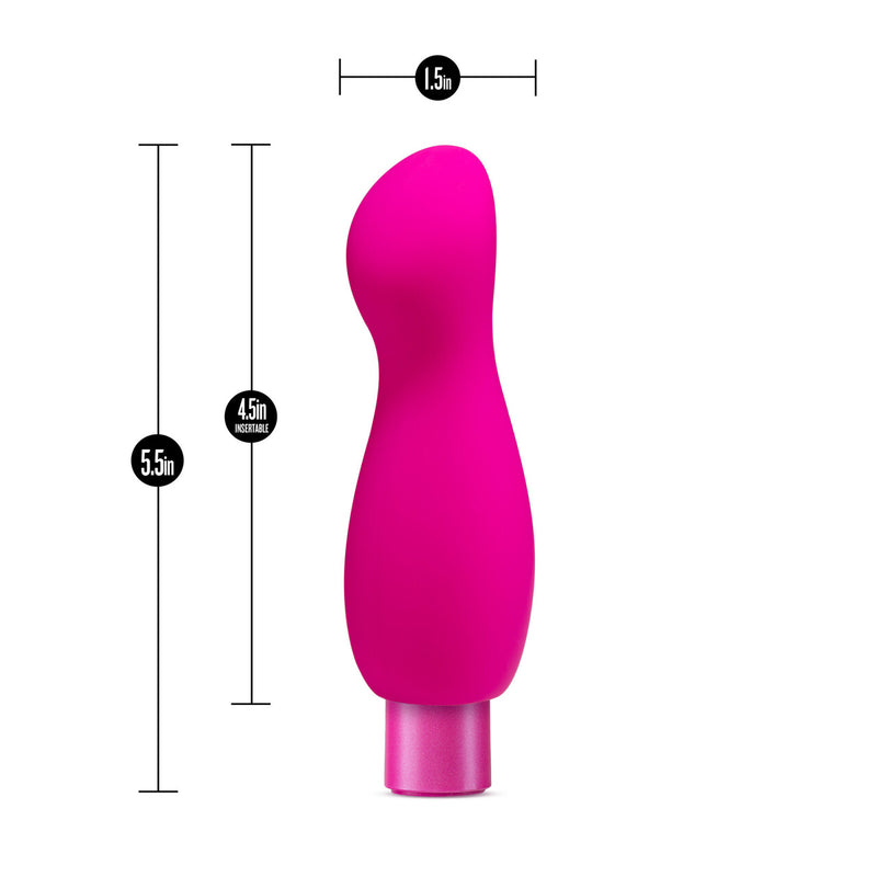 Noje B1 Rechargeable Vibrator with Silicone Sleeve - Lily Pink